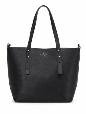 kate spade Black Saffiano Leather Tote